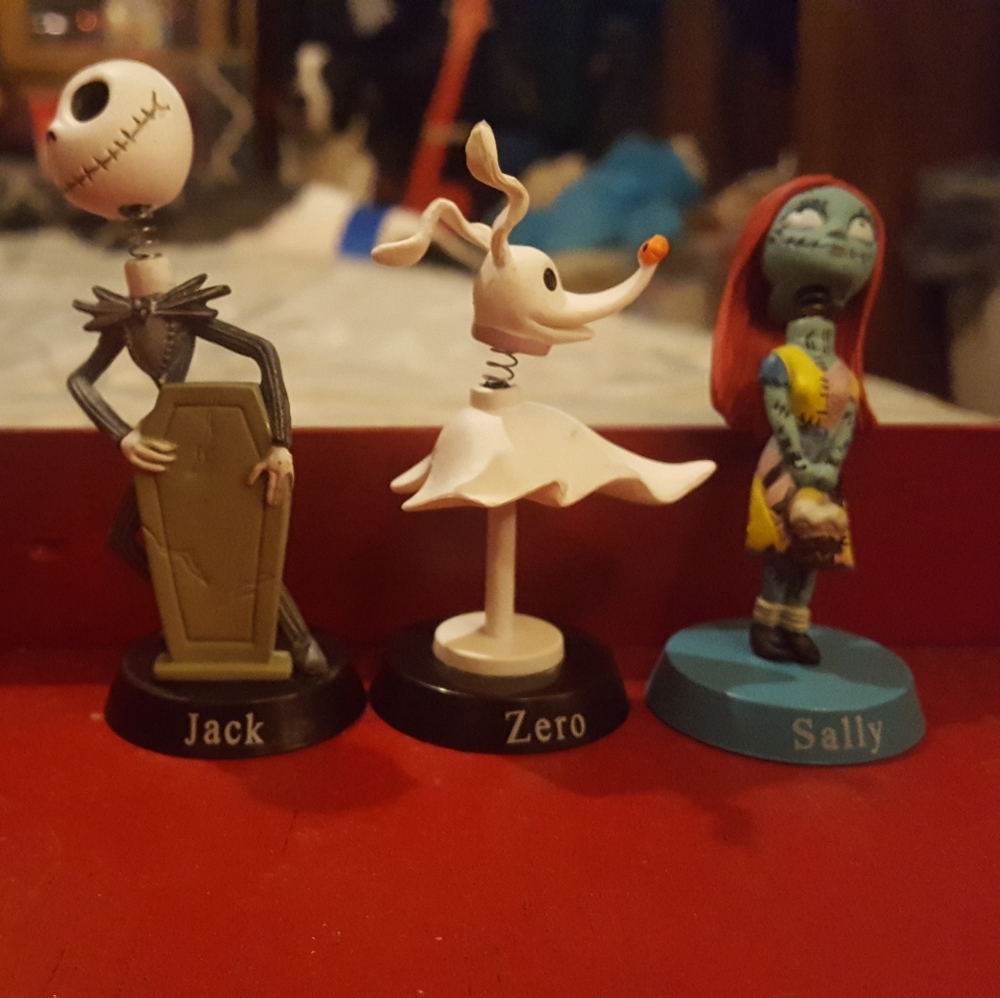 Set of 3 Nightmare before Christmas mini bobble-he